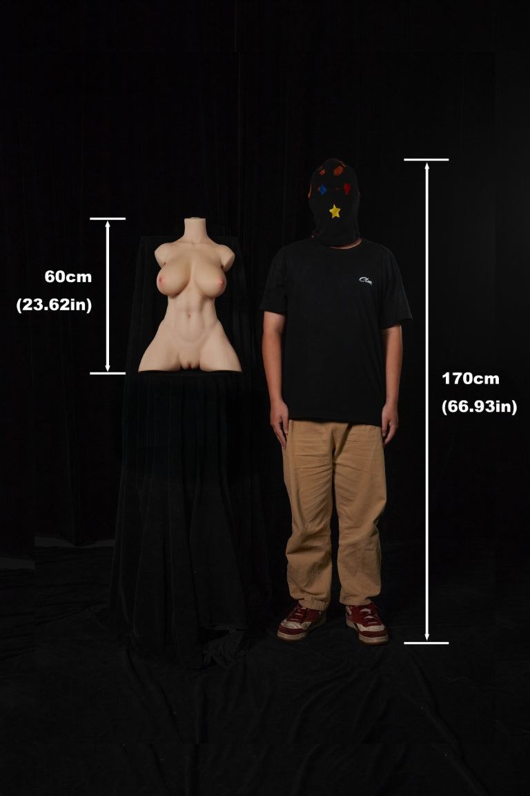 Torso 663# muñeca sexual (Climax Doll ULW 60cm F copa Silicona)