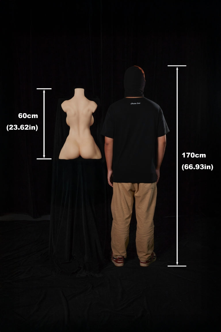 Torso 663# muñeca sexual (Climax Doll ULW 60cm F copa Silicona)