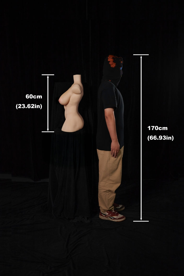 Torso 663# muñeca sexual (Climax Doll ULW 60cm F copa Silicona)