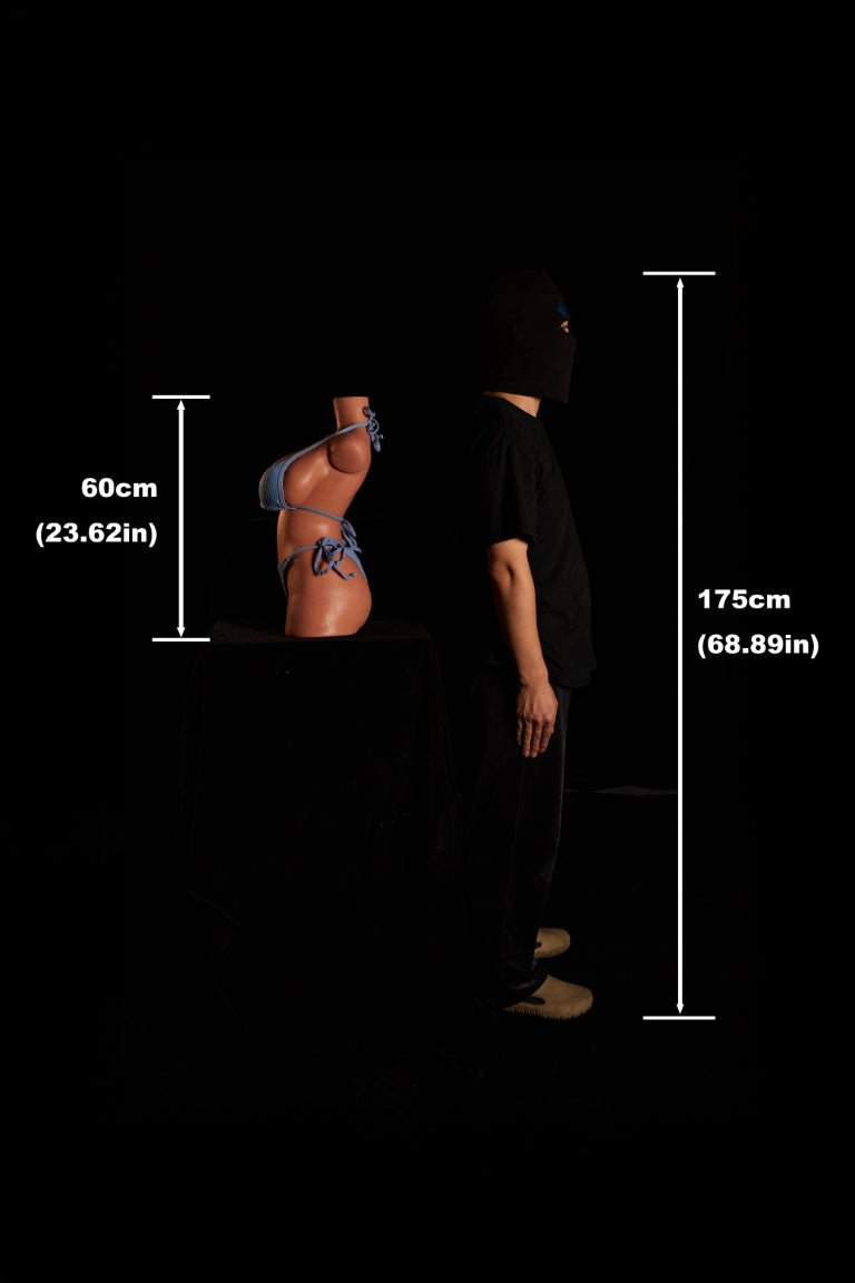 Torso 664# muñeca sexual (Climax Doll ULW 60cm G copa Silicona)