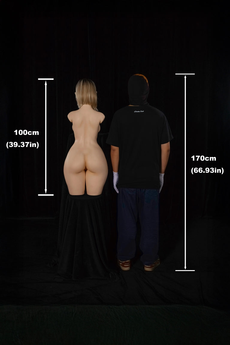 Torso Eydis muñeca sexual (Climax Doll ULW 80 cm copa E silicona)