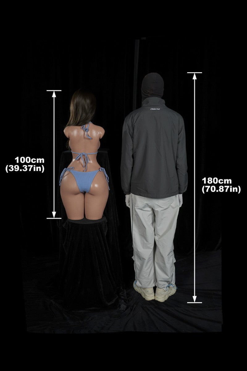 Torso Morgan muñeca sexual (Climax Doll ULW 100 cm E-cup silicona)