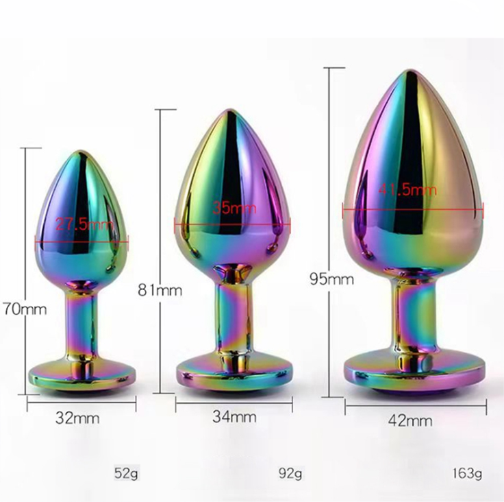 Buttplug in Aluminum - Set of 3 Sizes