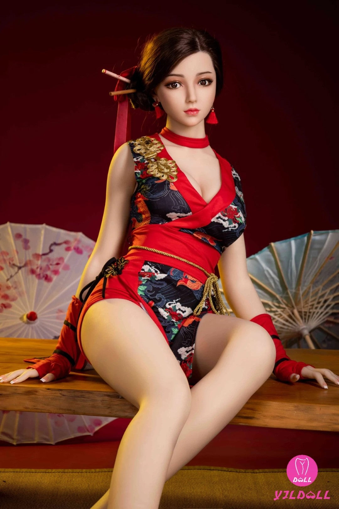Jolene muñeca sexual (YJL Doll 165 cm D-CUP #439 TPE+Silicona)