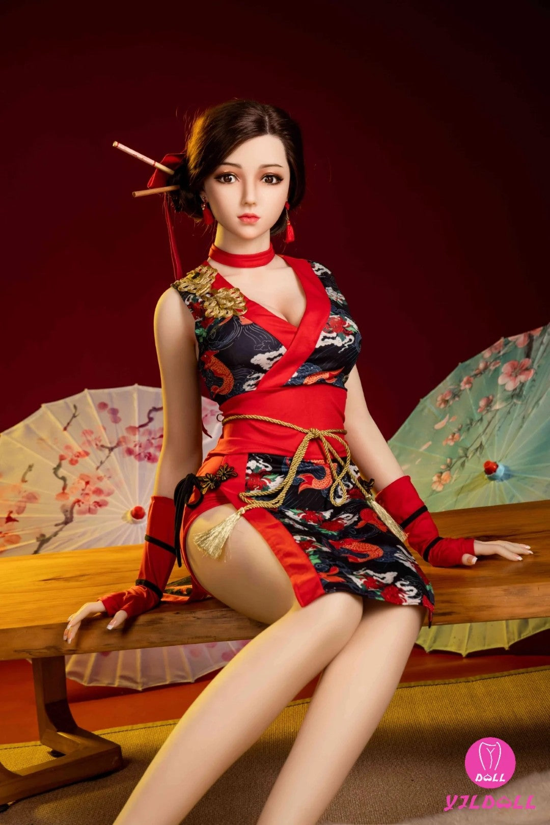 Jolene muñeca sexual (YJL Doll 165 cm D-CUP #439 TPE+Silicona)