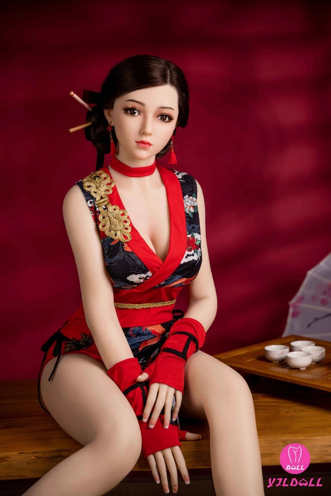 Jolene muñeca sexual (YJL Doll 165 cm D-CUP #439 TPE+Silicona)