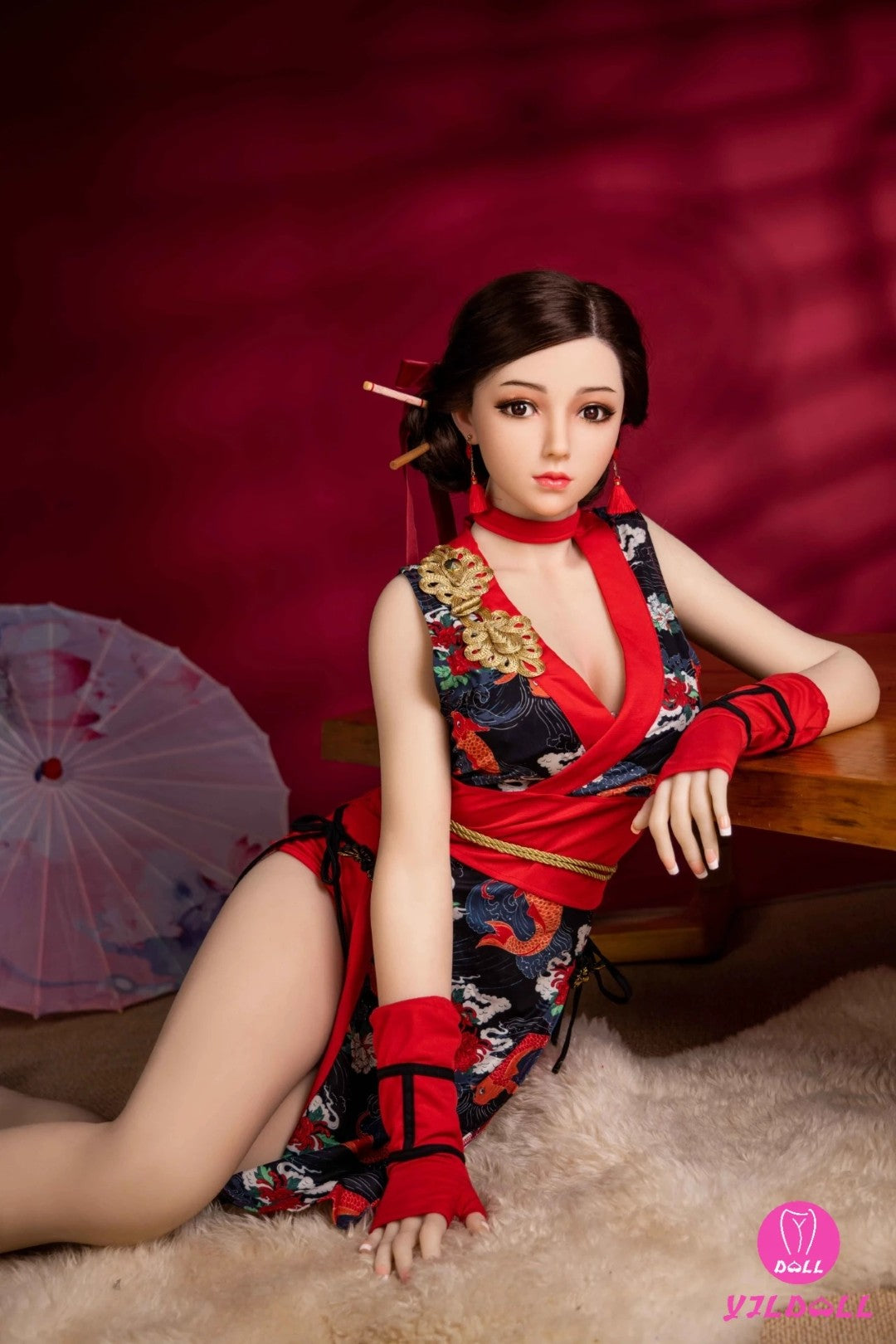 Jolene muñeca sexual (YJL Doll 165 cm D-CUP #439 TPE+Silicona)