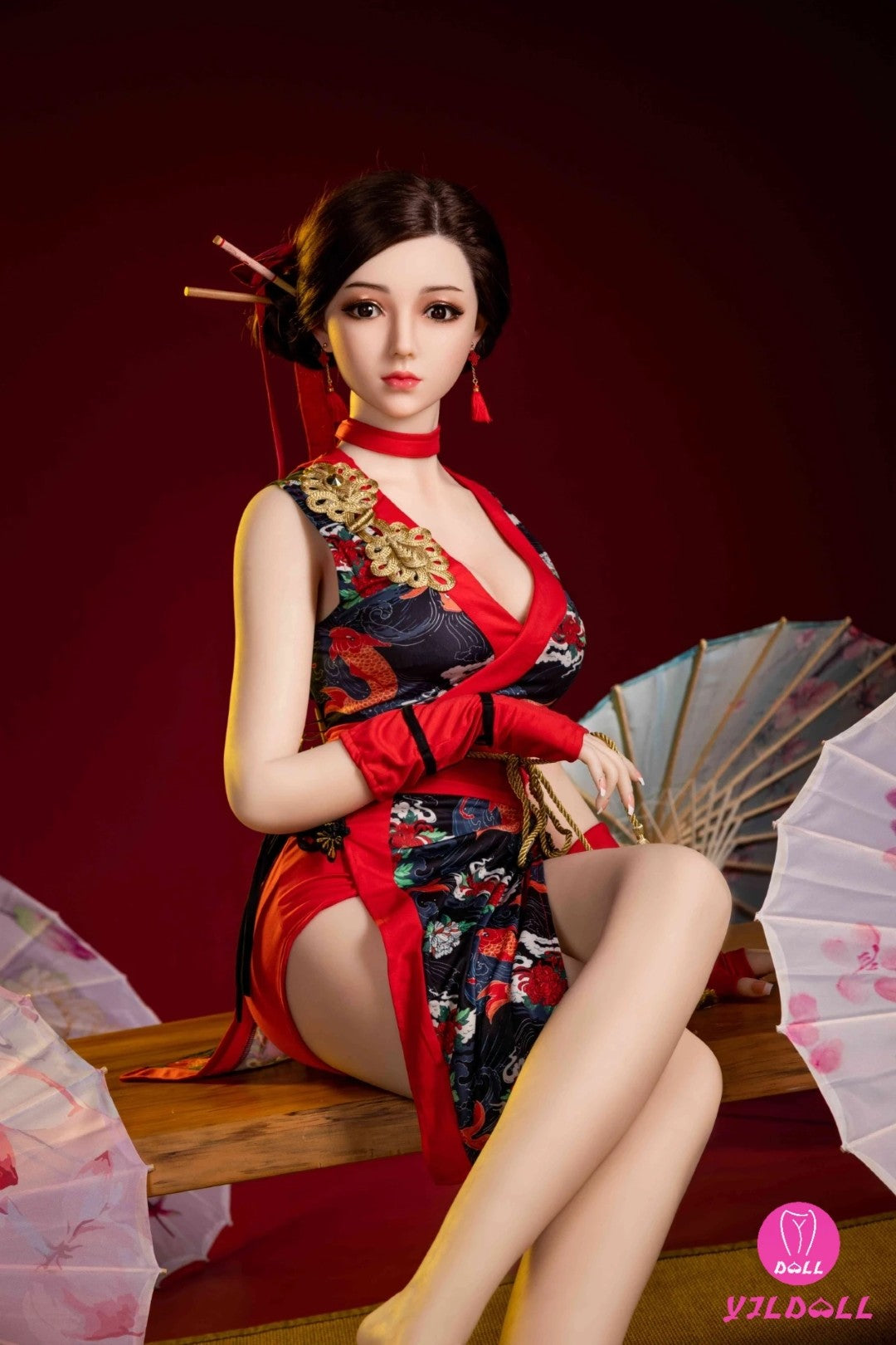 Jolene muñeca sexual (YJL Doll 165 cm D-CUP #439 TPE+Silicona)