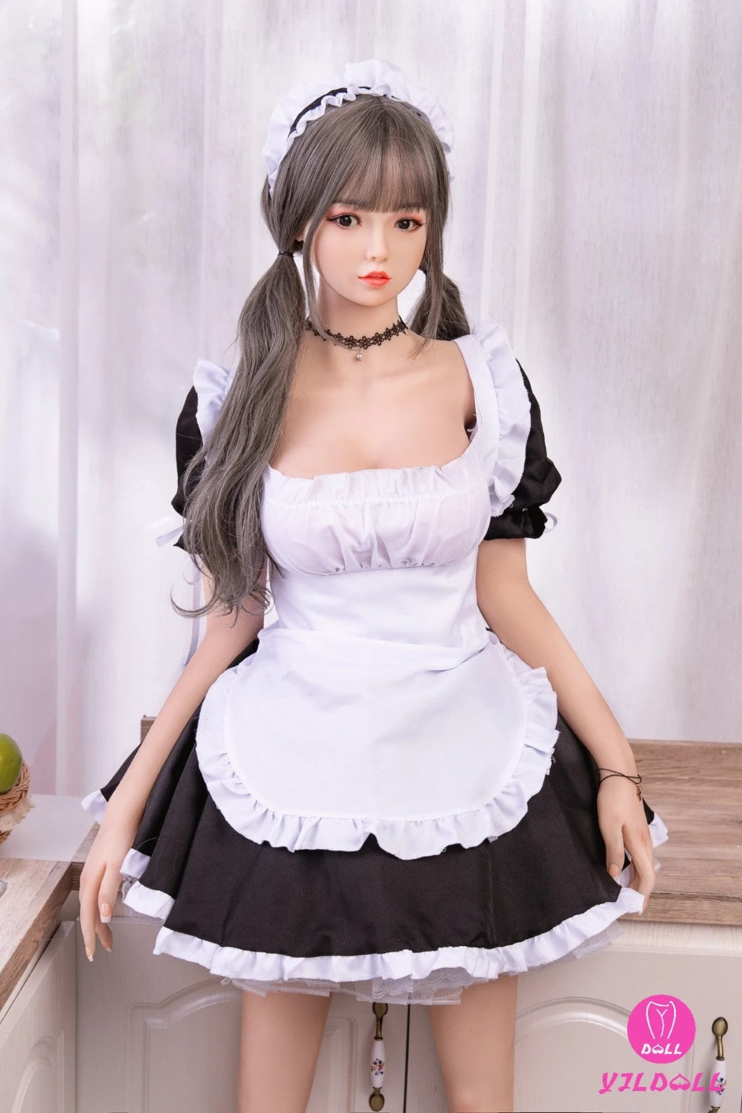 casandra muñeca sexual (YJL Doll Copa D de 165 cm #405 TPE+silicona)