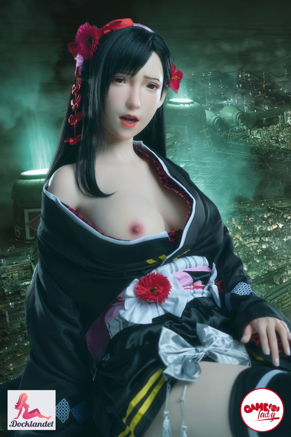 tifa muñeca sexual (Game Lady 165 cm G-Cup No.11 Silicona)