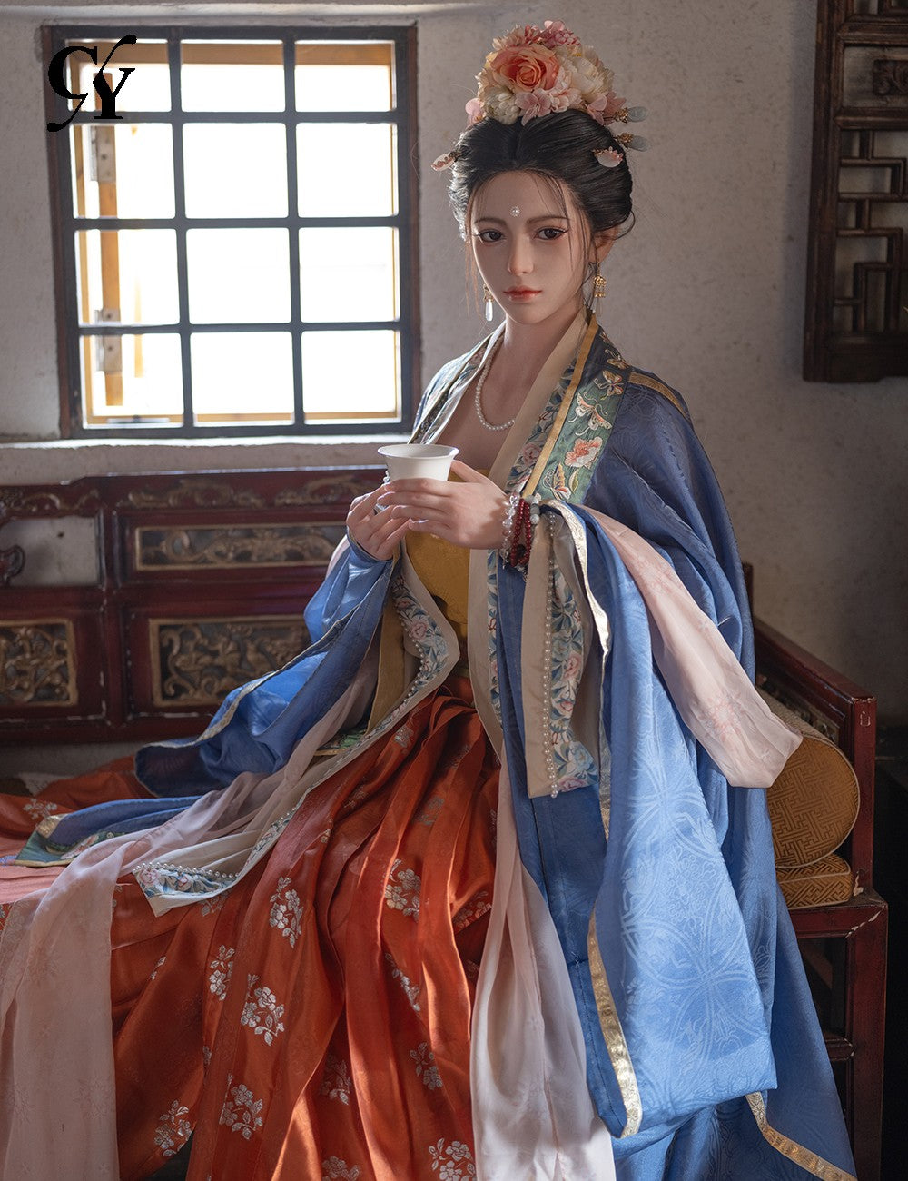 Pálido muñeca sexual (TOP CYDOLL 167 cm copa D TPE+silicona)