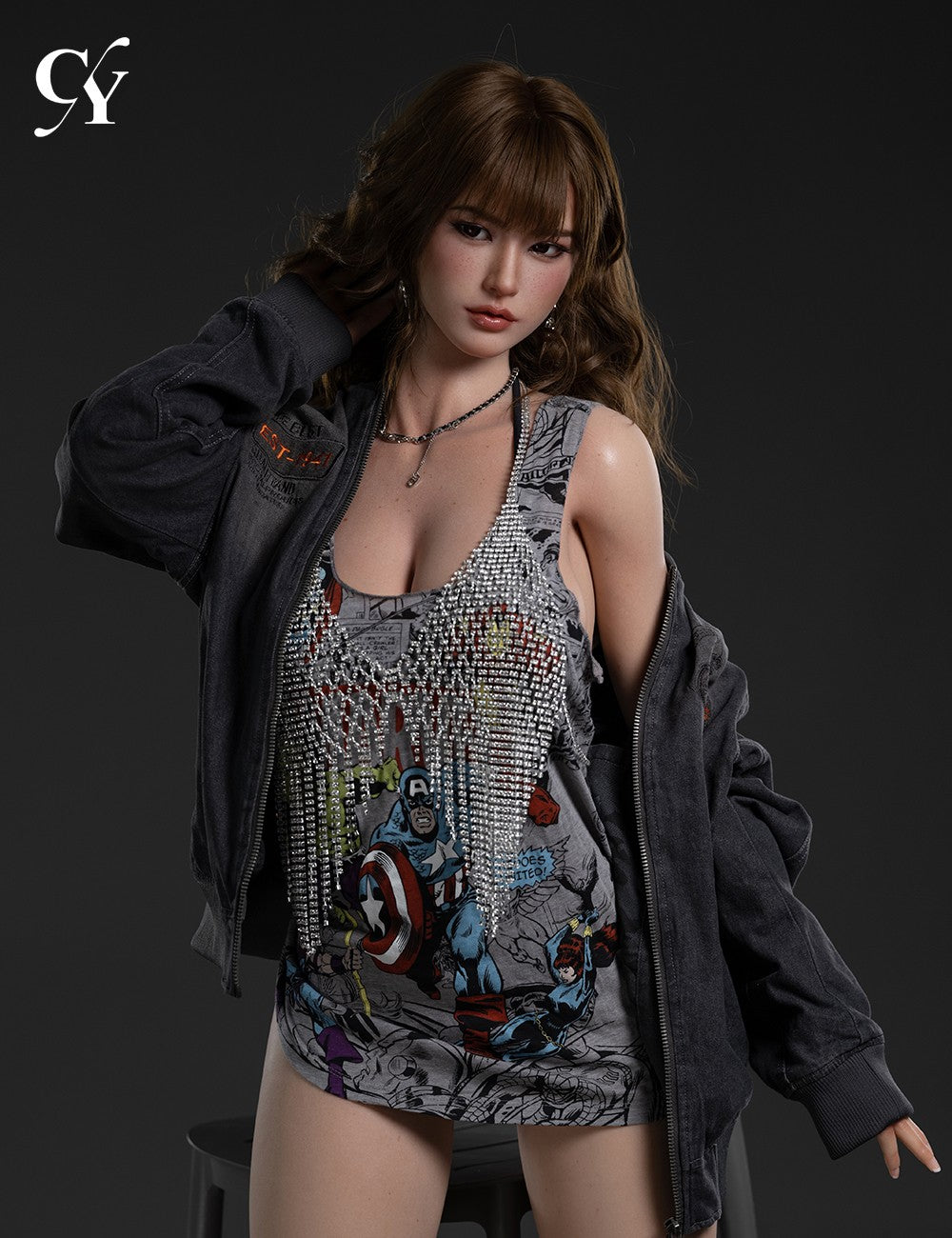 Yuki muñeca sexual (TOP CYDOLL 168 cm copa F TPE+silicona)