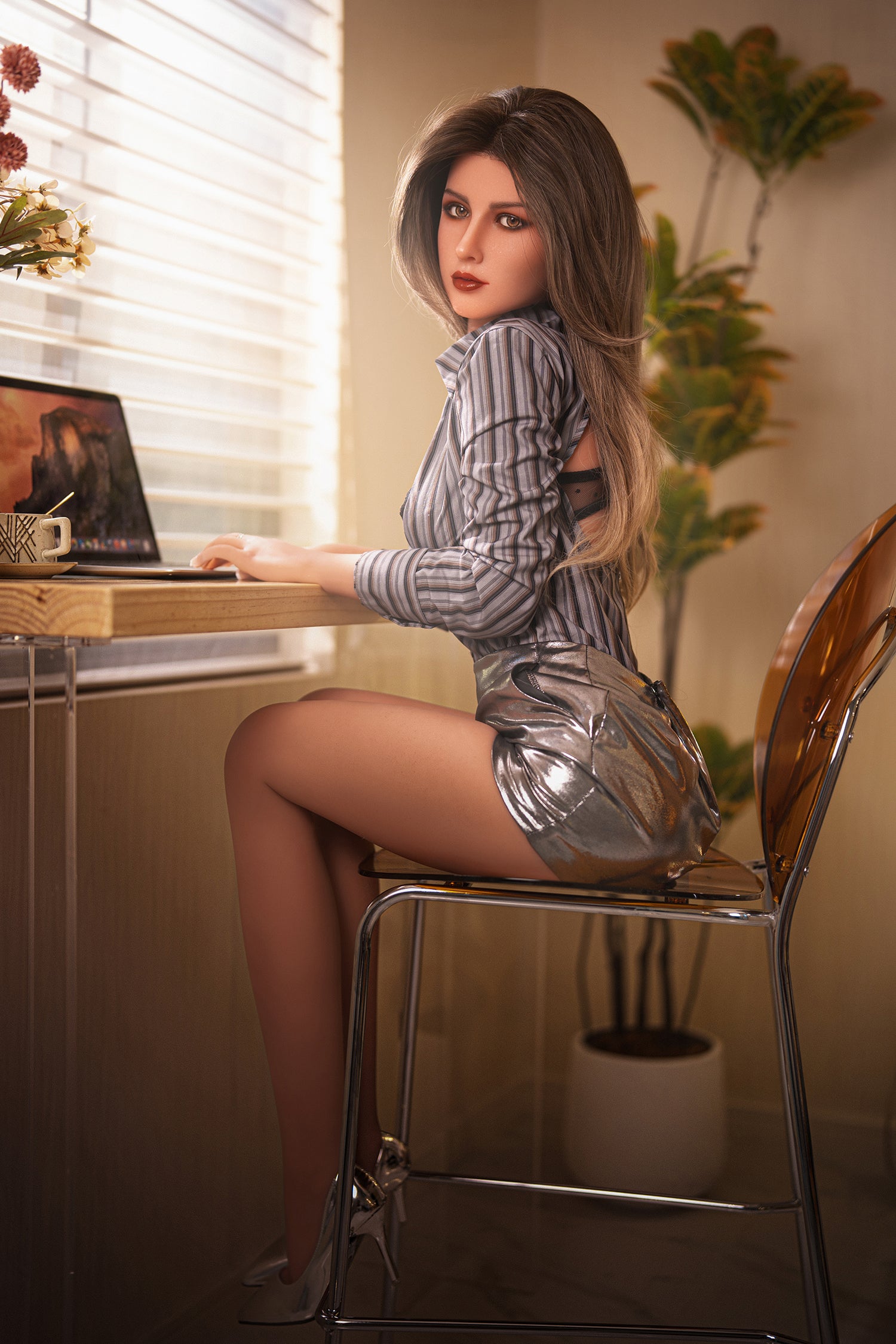 Adeline Sexdocka (SY-Doll 166 cm C-kupa TPE+Silikon)