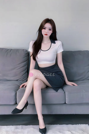 Wei Ling muñeca sexual (YJL Doll 155 cm C-CUP #879 Silicona)