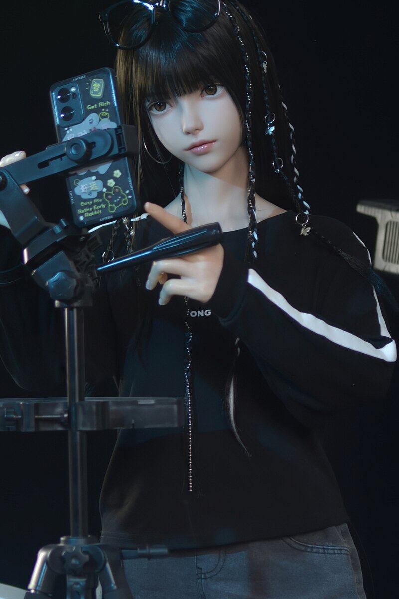 Xiaolu muñeca sexual (FUDoll 150cm B-Cup Silicona)