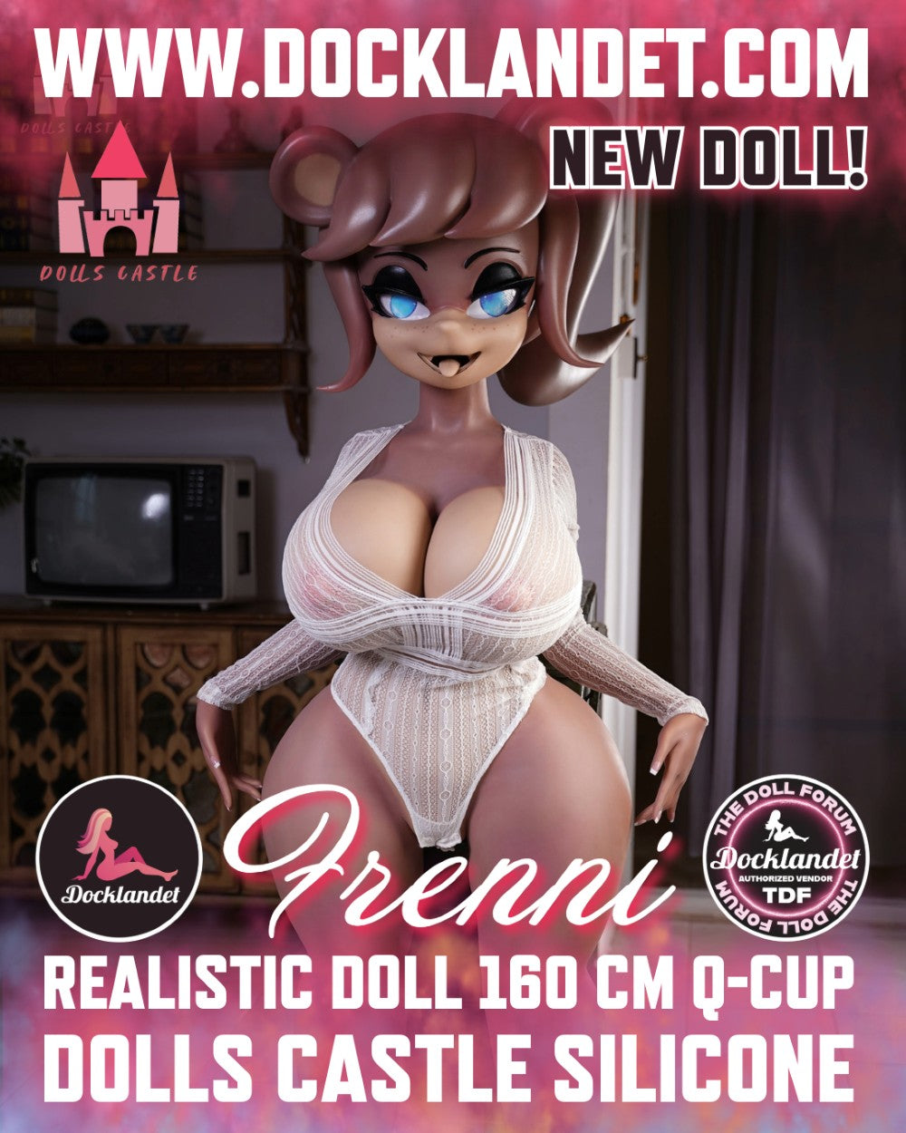 Frenni muñeca sexual (Dolls Castle 160 cm Q-CUP #SZ5 Silicone)