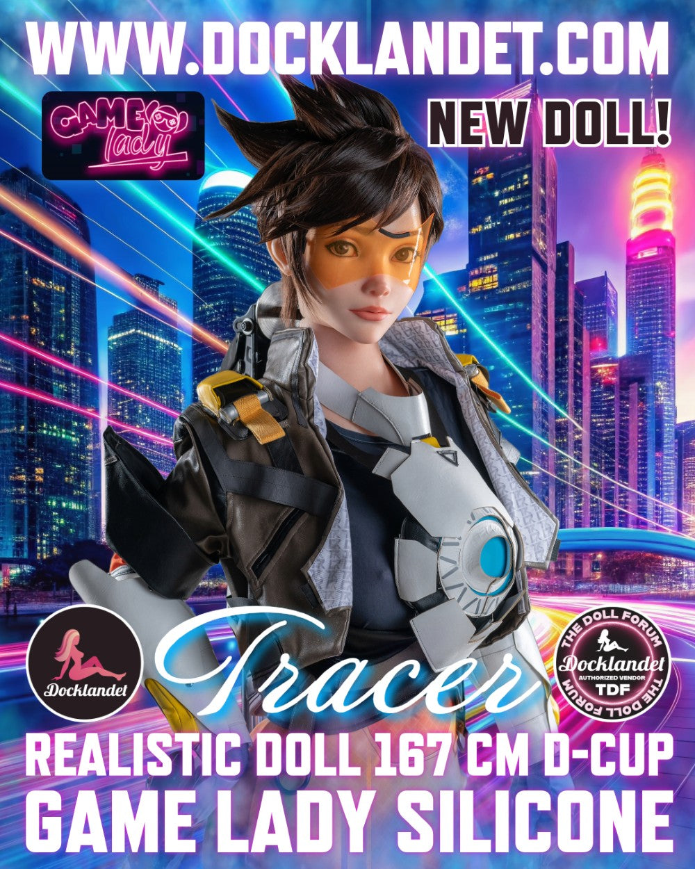 Trazador muñeca sexual (Game Lady 167cm D-Kupa No.29-1 Silicona)