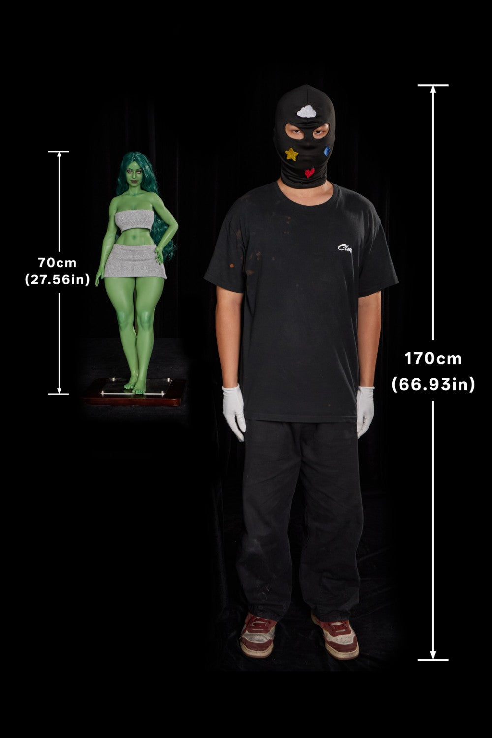 She Hulk Sexdocka (Climax Doll Mini 70cm D-kupa Silikon)
