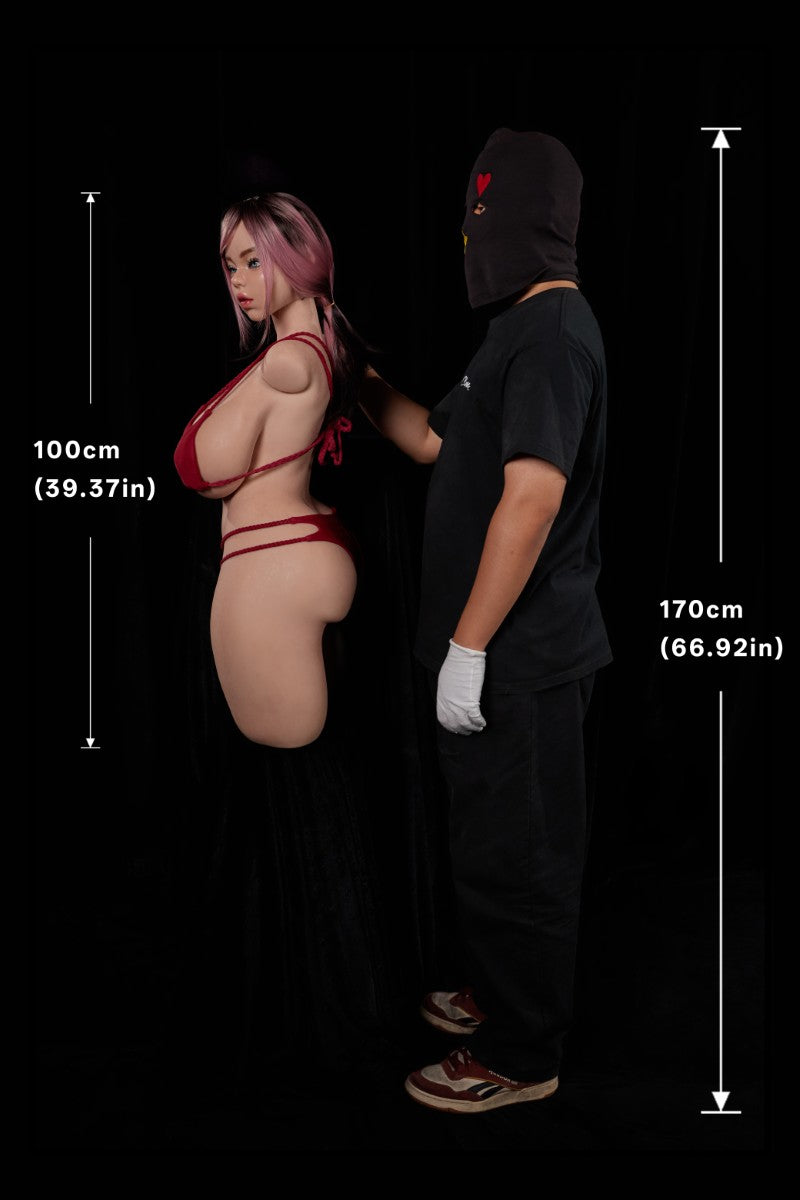 Torso de ñandú muñeca sexual (Climax Doll ULW 100 cm K-cup Silicona)