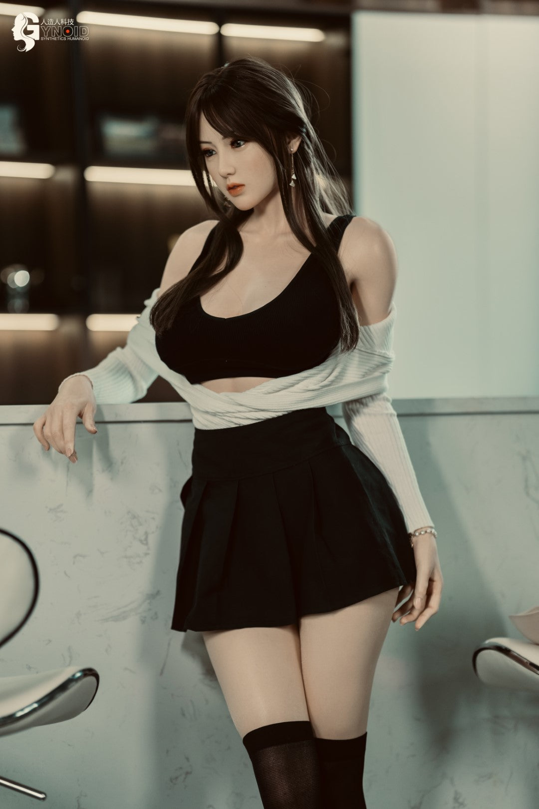 muñeca sexual Leyla Modelo 19R Deluxe (Gynoid Doll 168 cm Copa F de silicona)