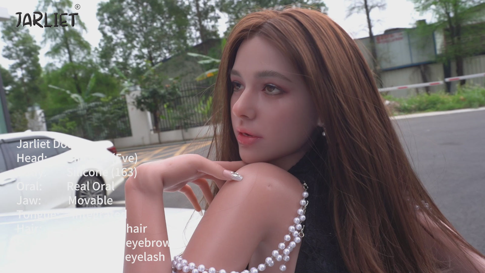 Víspera muñeca sexual (Jarliet 163 cm D-Cup de silicona)