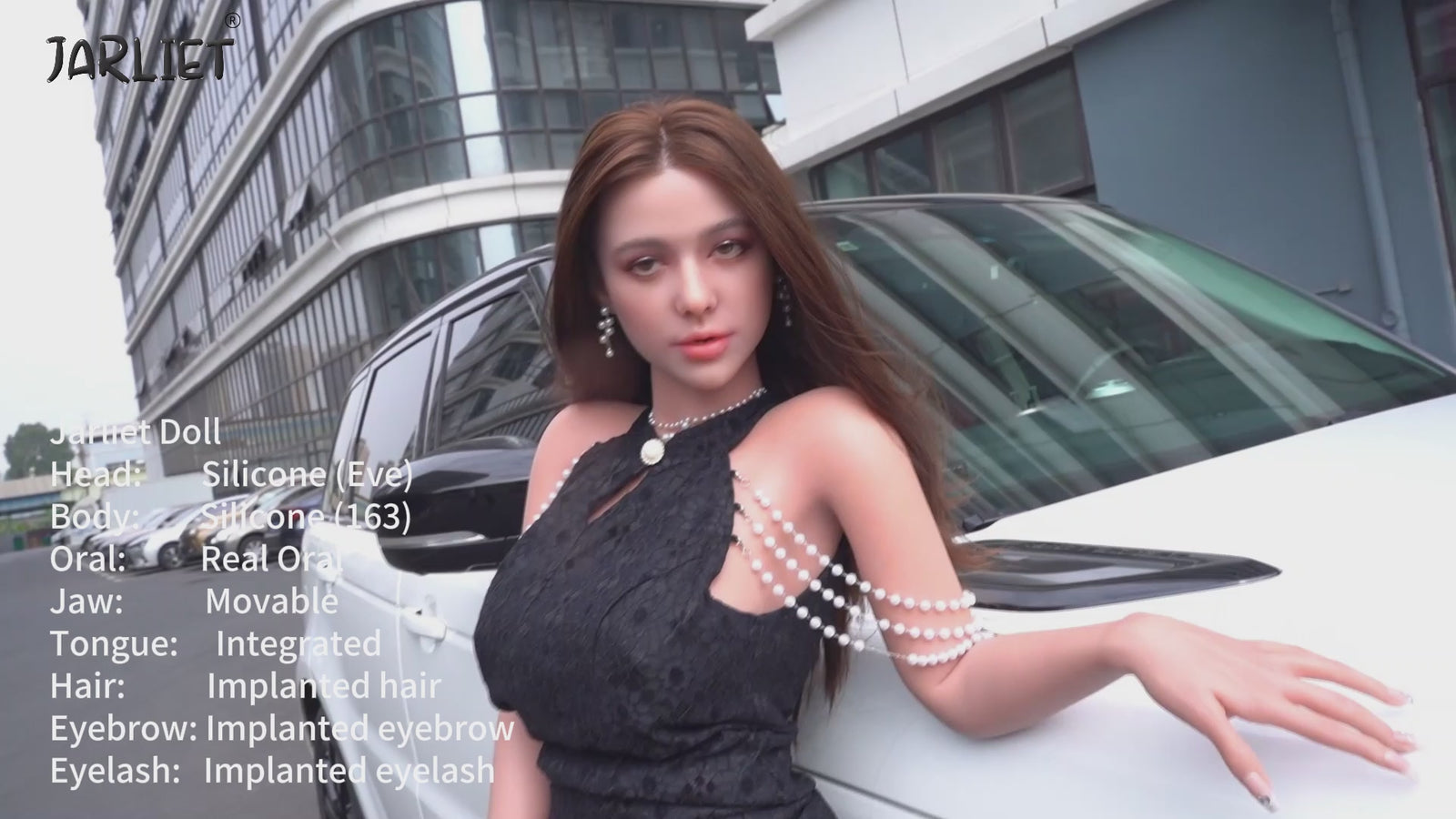 Víspera muñeca sexual (Jarliet 163 cm D-Cup de silicona)