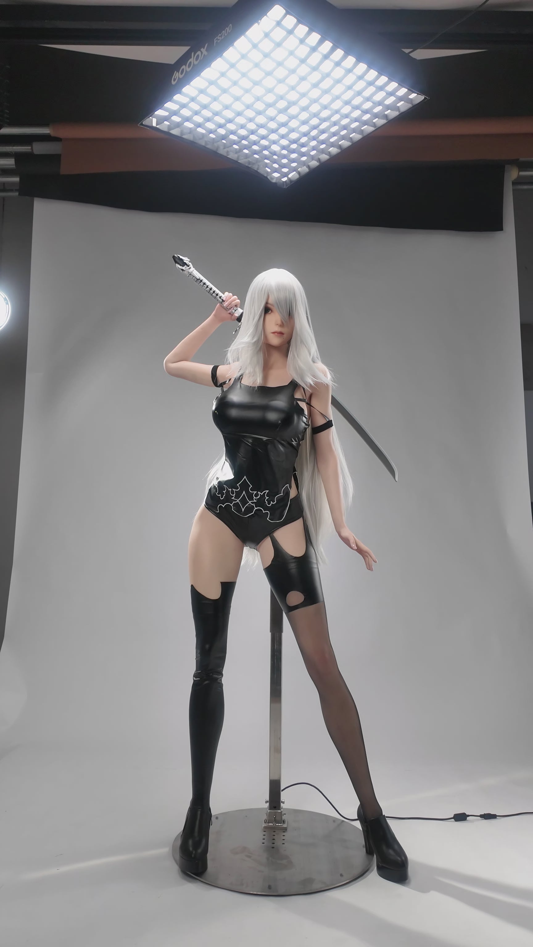 Yorha A2 muñeca sexual (Game Lady 171cm E-CUP No.18-2 Silicona)