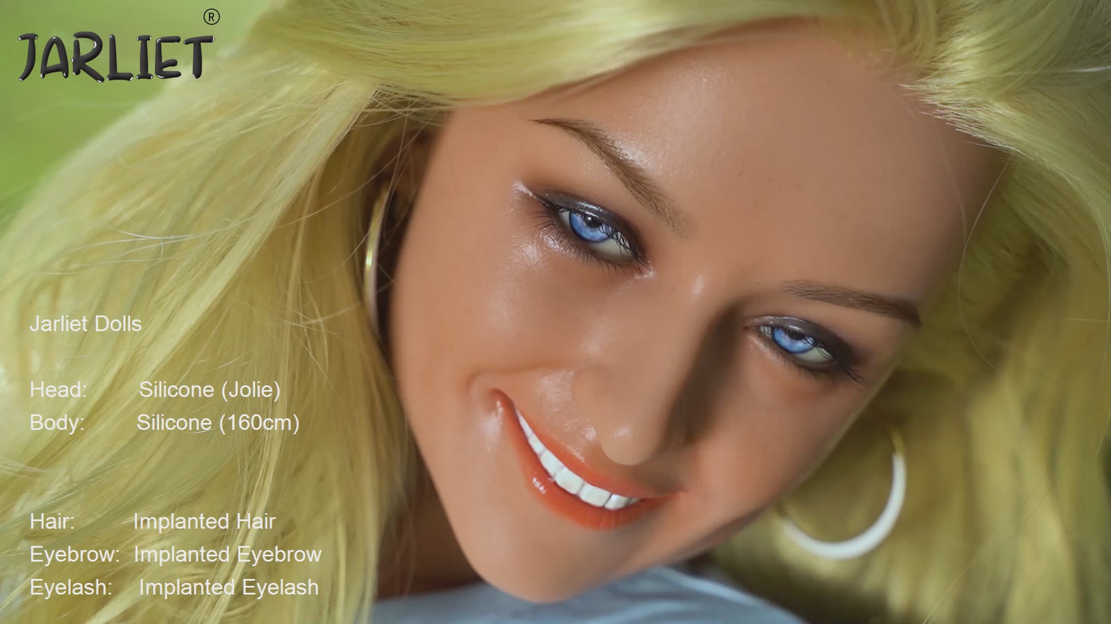 jolie muñeca sexual (Jarliet Copa C de silicona de 160 cm)