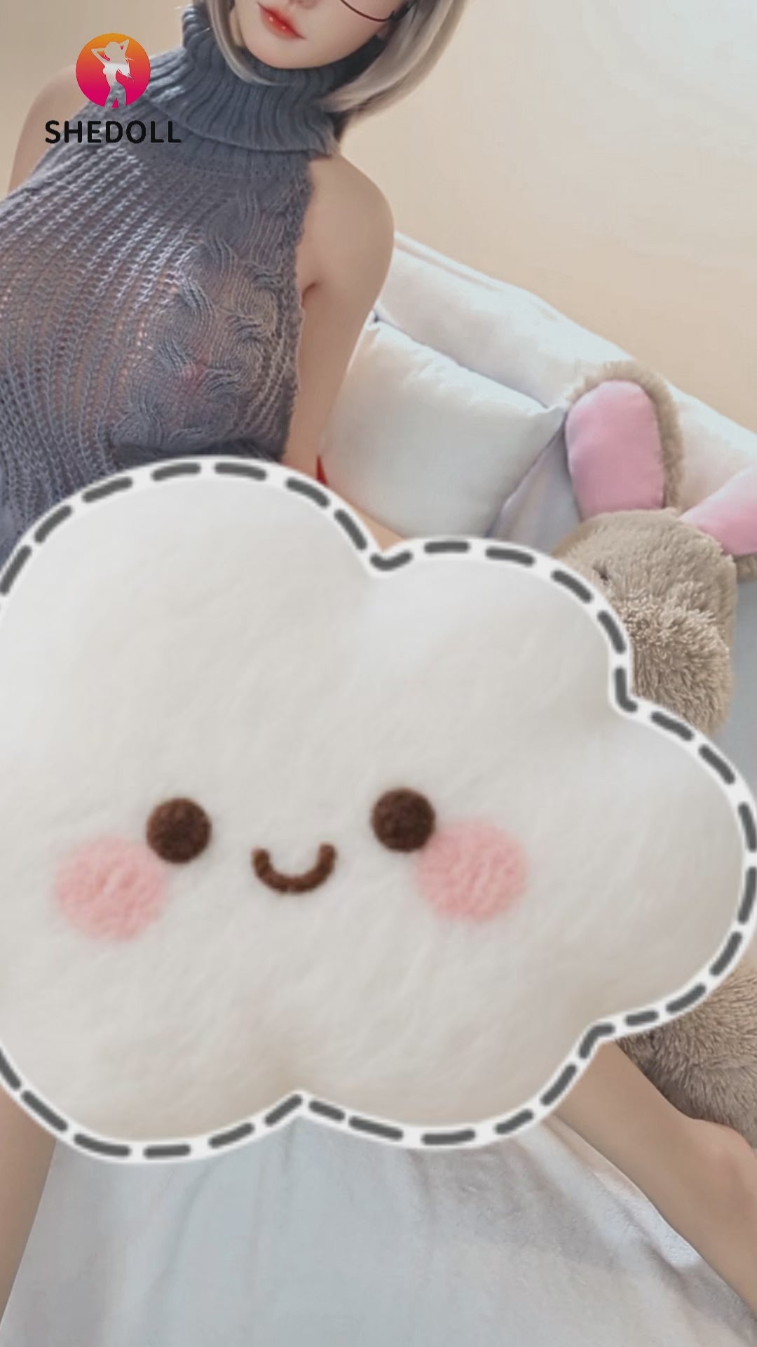 Achu muñeca sexual (SHEDOLL Copa H de 163 cm #SH331 2.0 Silicona)