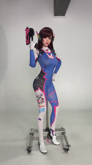 Canción de D.Va Hana muñeca sexual (Game Lady 167cm D-Kupa No.23 Silicona)