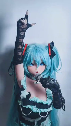 Hatsuna Miku muñeca sexual (Elsa Babe 148 cm RAD014 Silicona)