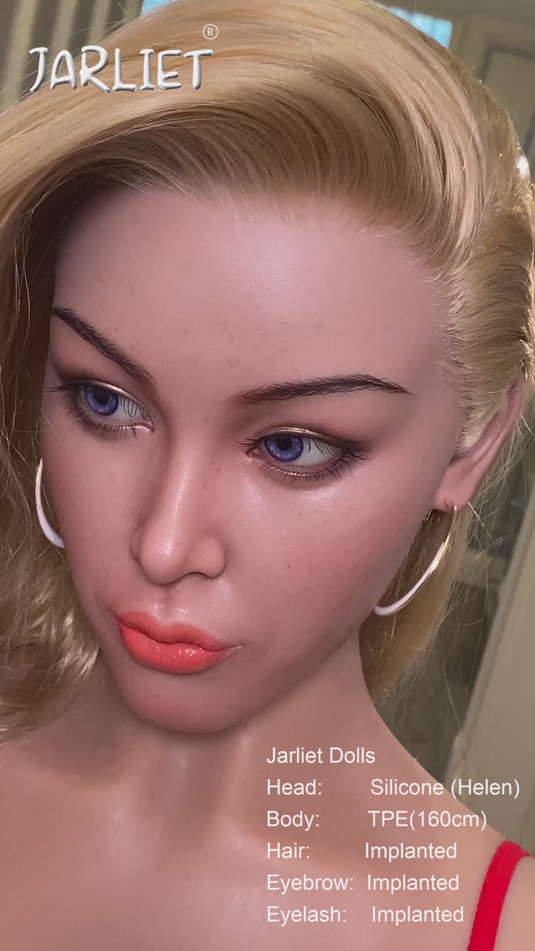 helen muñeca sexual (Jarliet 160 cm D-Cup TPE+Silicona)