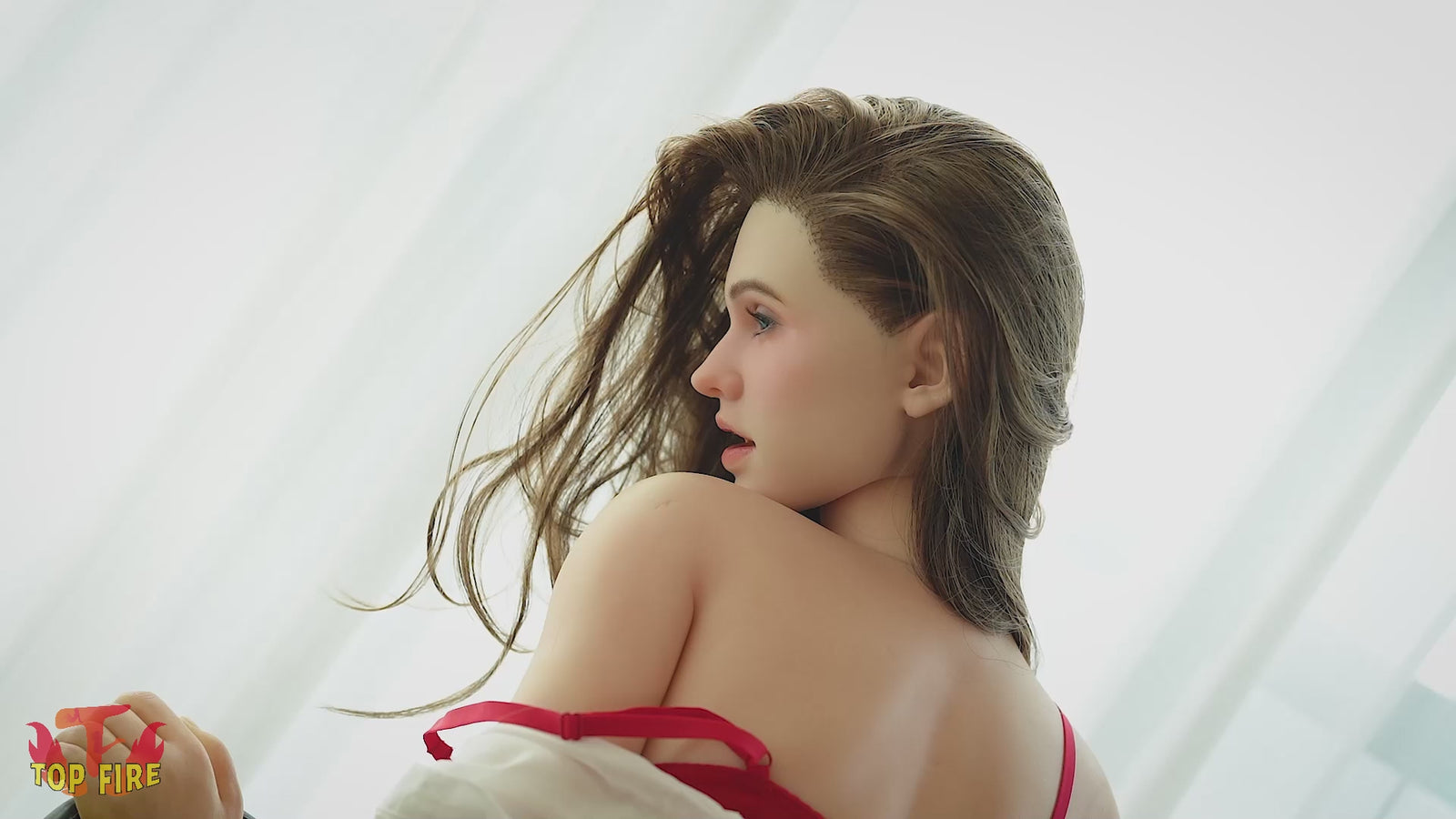 finlandés muñeca sexual (Top Fire Doll 165 cm copa C T03 silicona)