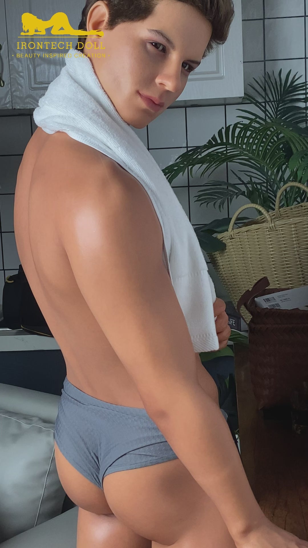 Drake von Pornstar muñeca sexual (Irontech Doll Silicona de 175 cm)