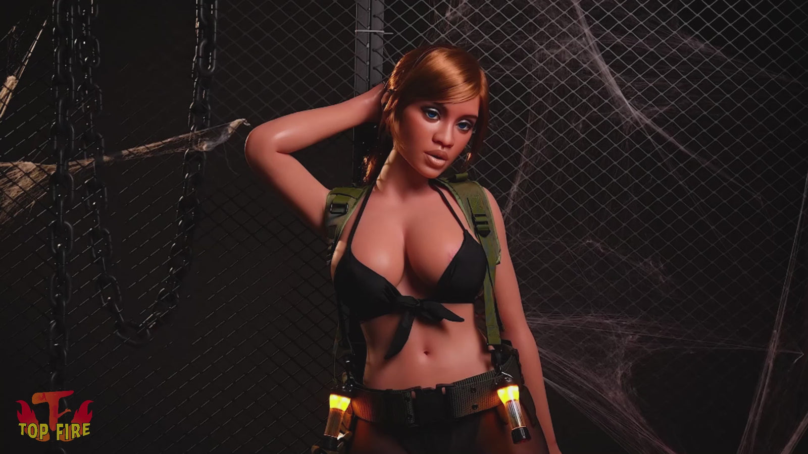 hedy muñeca sexual (Top Fire Doll 163 cm copa G T04 silicona)