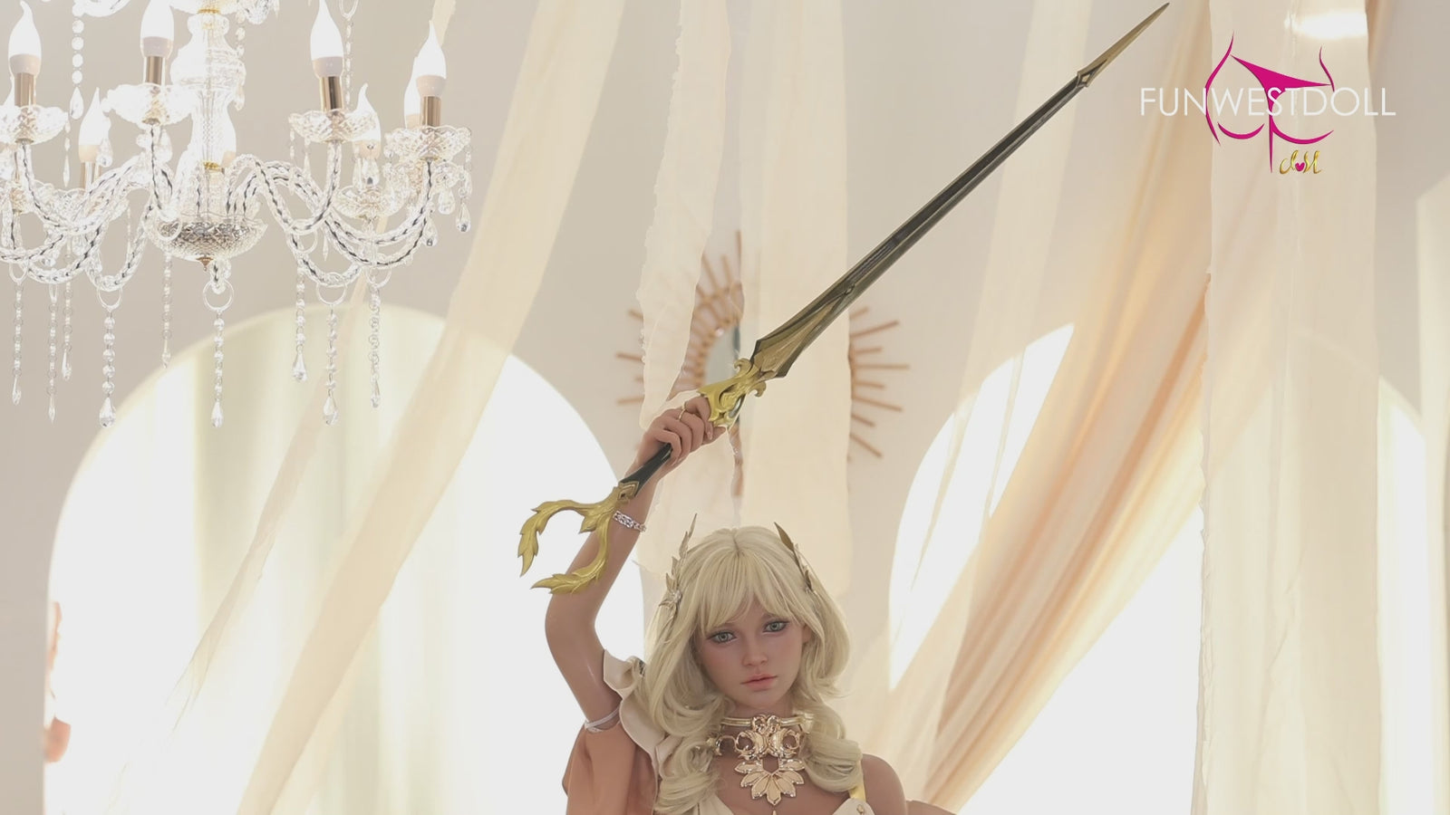 Bella muñeca sexual (FunWest Doll Copa G de 157 cm #037SJ RST silicona)