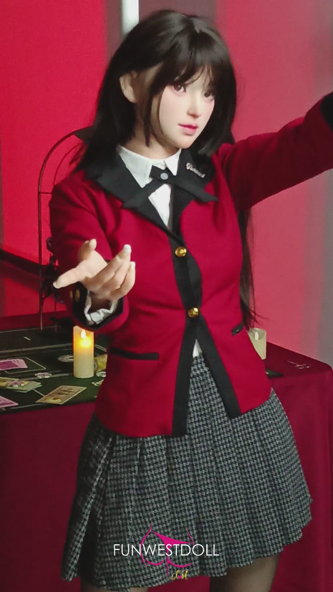 Yumeko Jabami muñeca sexual (FunWest Doll 159 cm Copa A #038S Silicona)