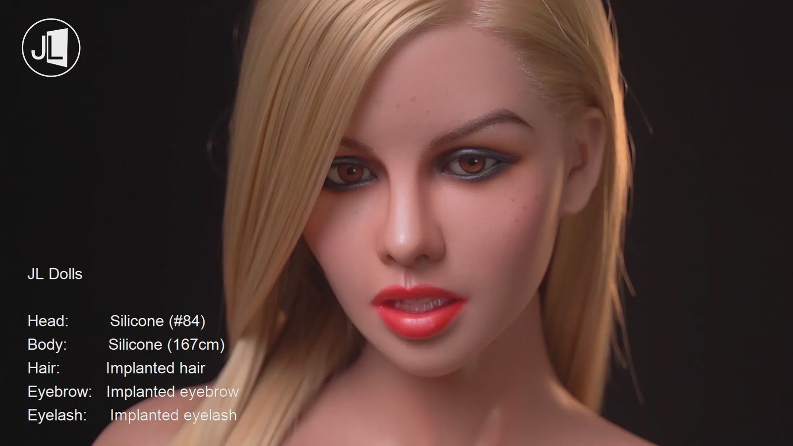 blanca muñeca sexual (Jarliet 167 cm copa B de silicona)