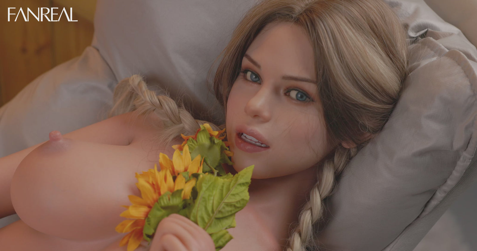 Carlee Torso muñeca sexual (FanReal Doll 109 cm copa F silicona)