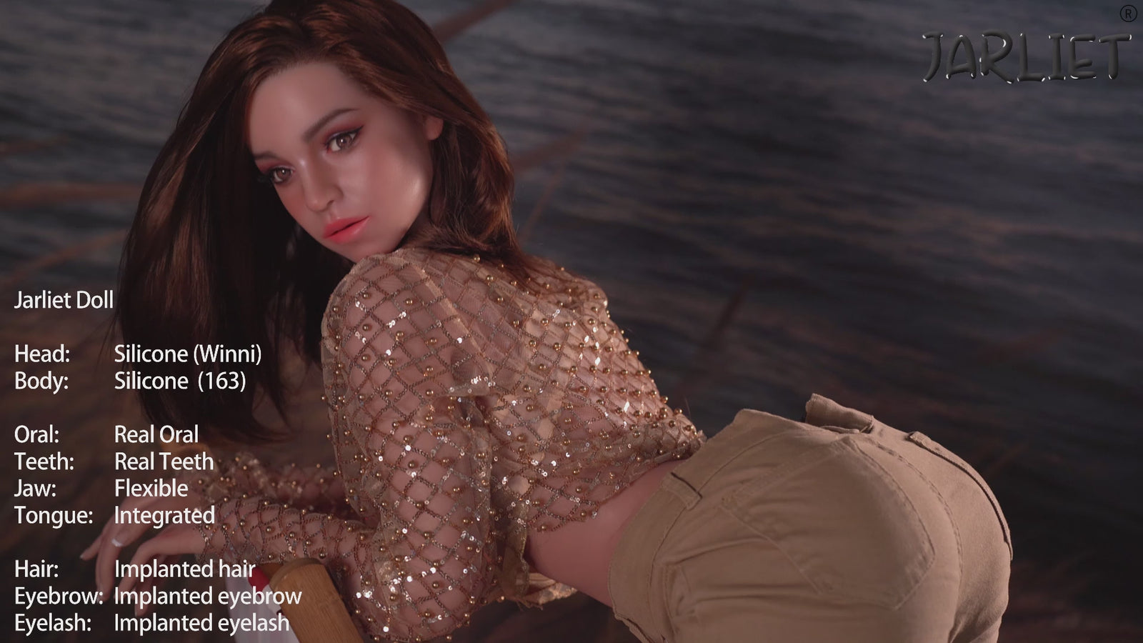 Winnie muñeca sexual (Jarliet 152 cm D-Cup de silicona)