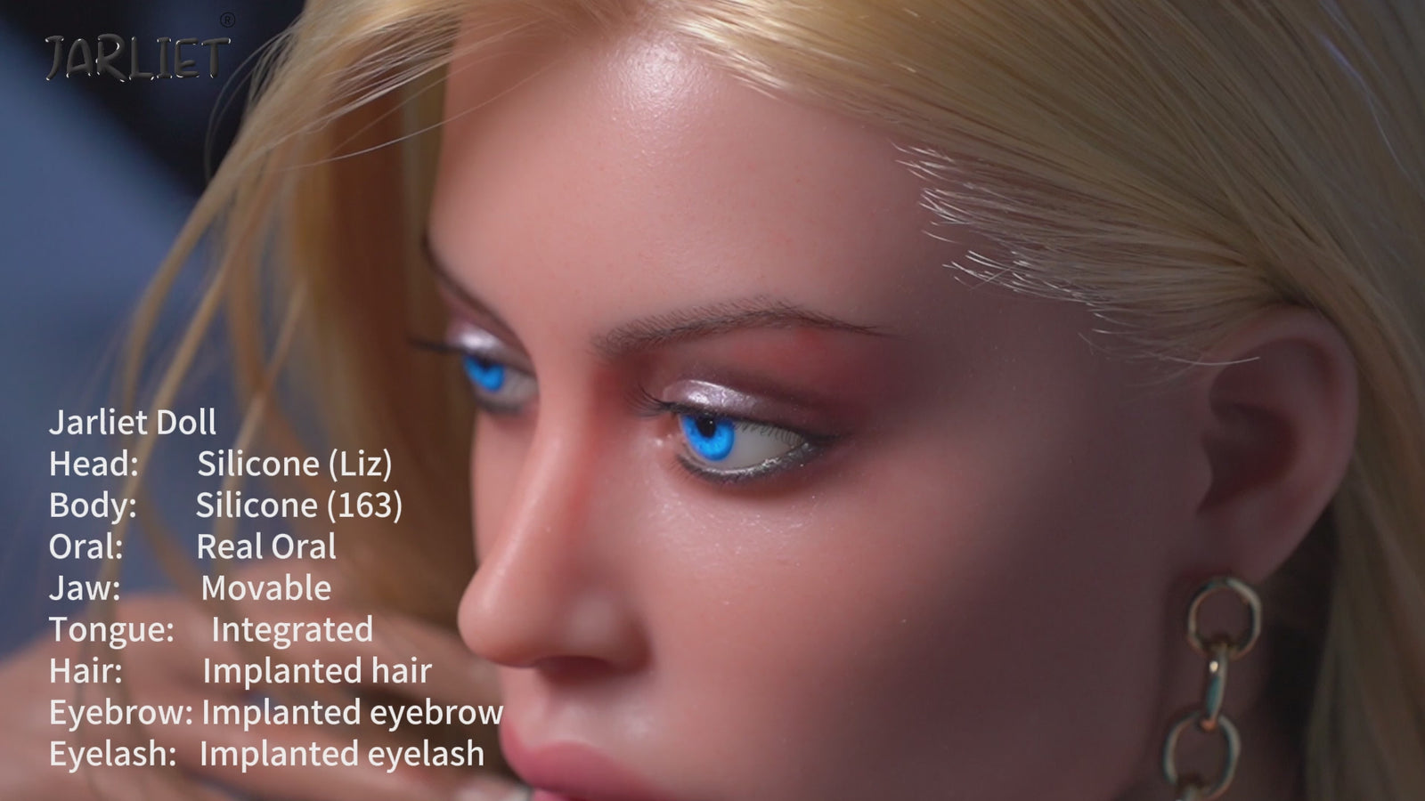 Liz muñeca sexual (Jarliet Copa C de silicona de 160 cm)