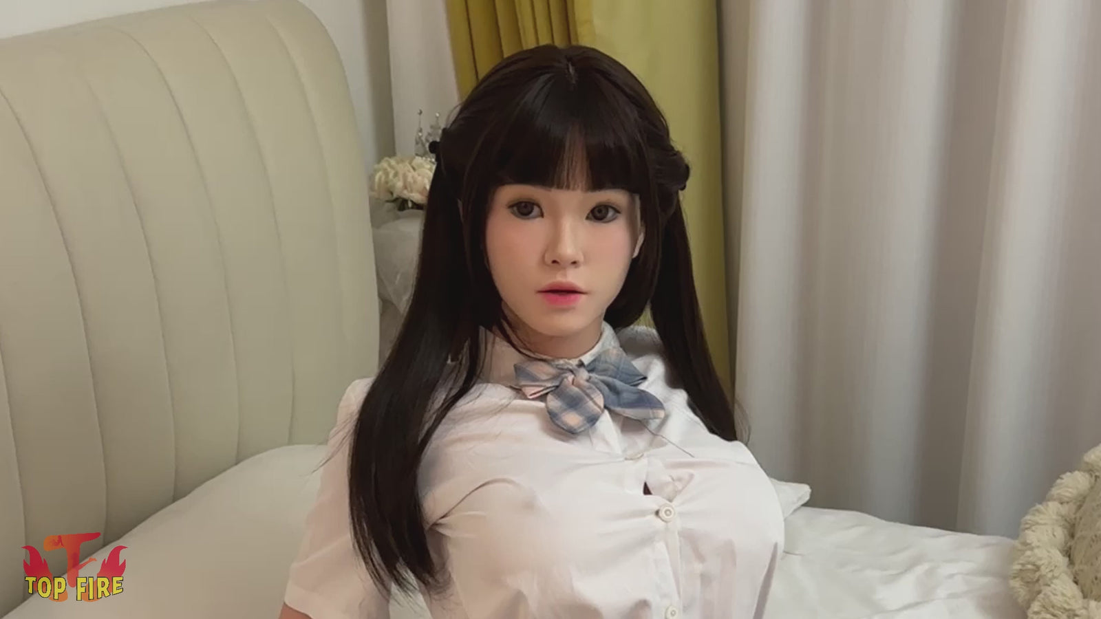 sharón muñeca sexual (Top Fire Doll 158 cm D-cup T28 Silicona)