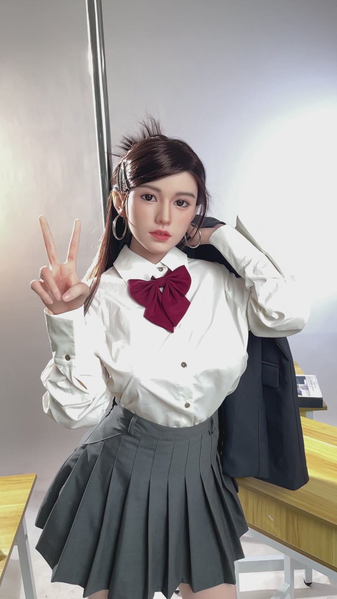 niña muñeca sexual (Starpery 171 cm copa D TPE+silicona)