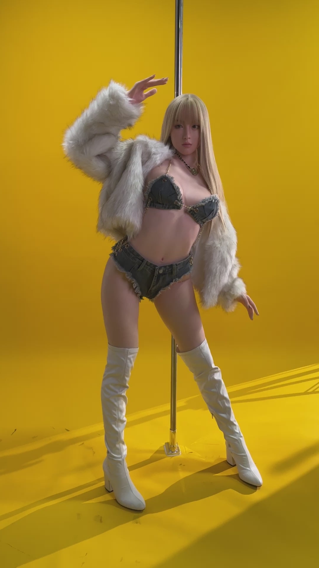 yvonne muñeca sexual (Zelex 170cm Copa C GE07-1 Silicona)