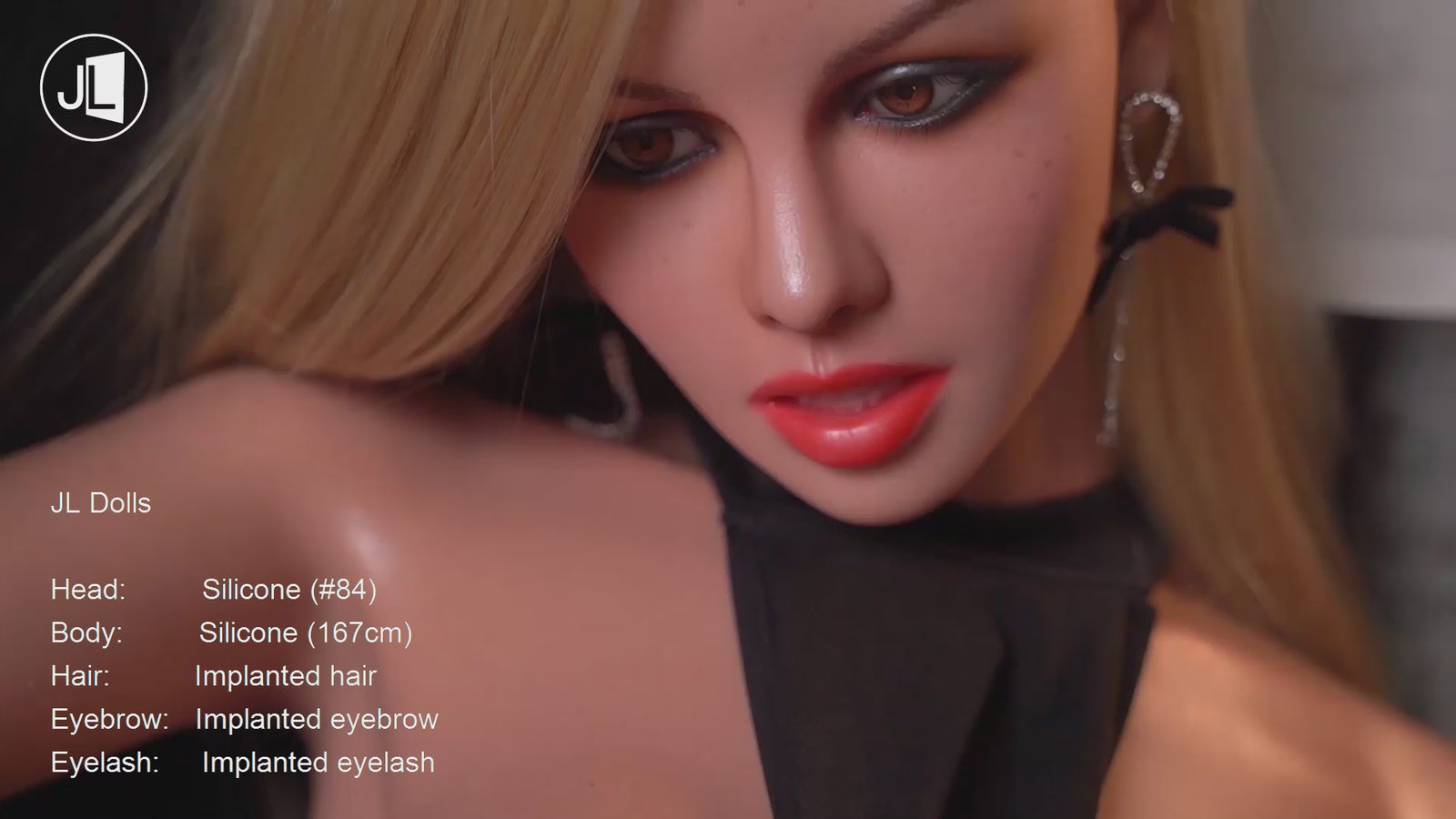 blanca muñeca sexual (Jarliet 167 cm copa B de silicona)