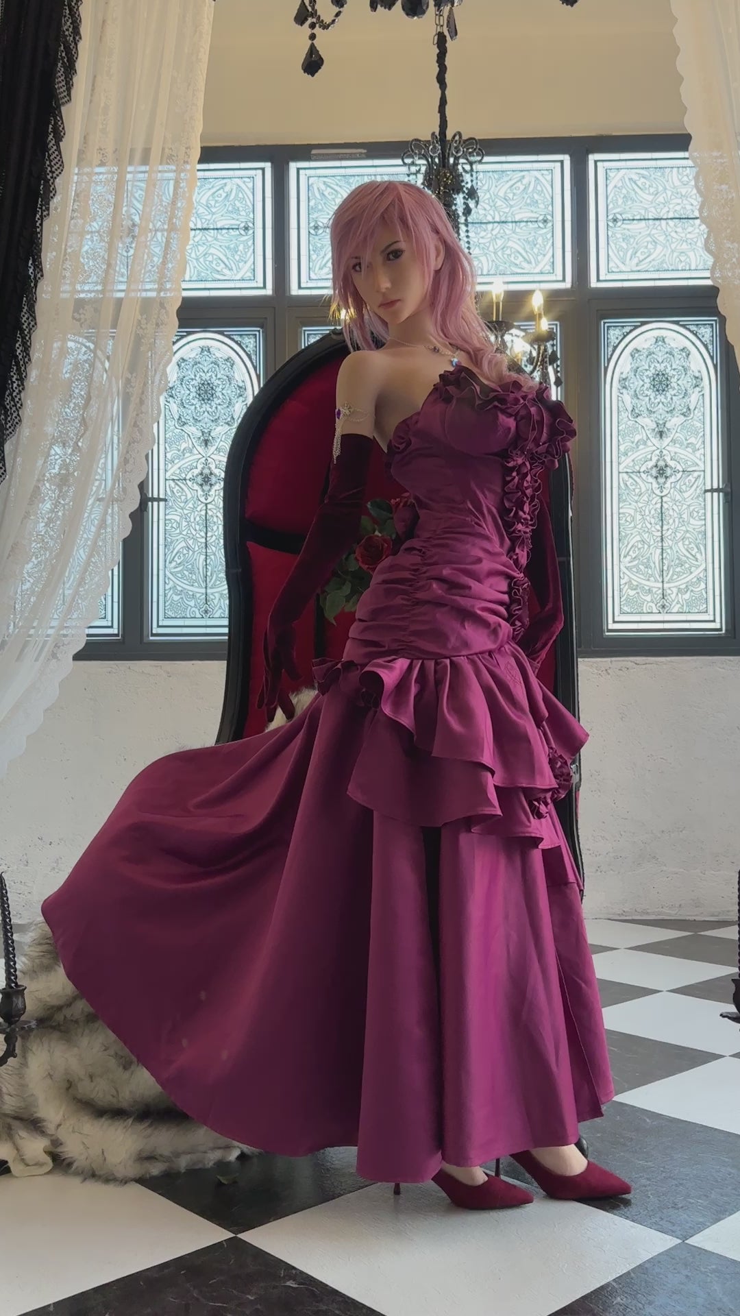 Lightning muñeca sexual (Game Lady 171cm G-Cup No.19 Silicona)