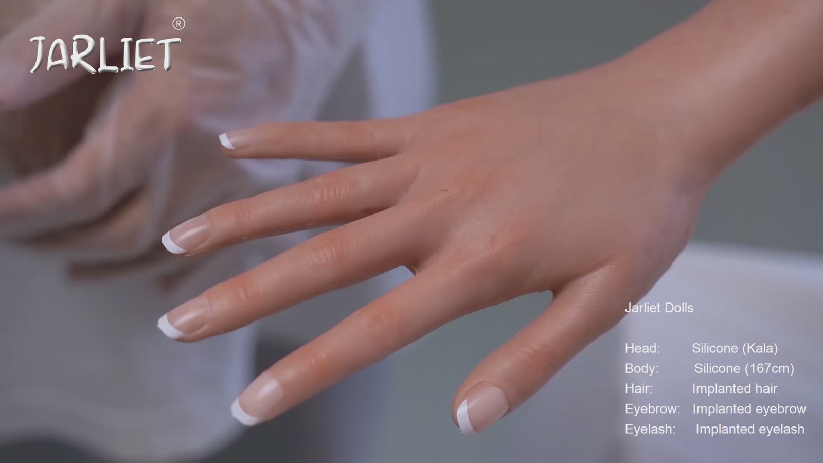 Calvo muñeca sexual (Jarliet 167 cm copa B de silicona)