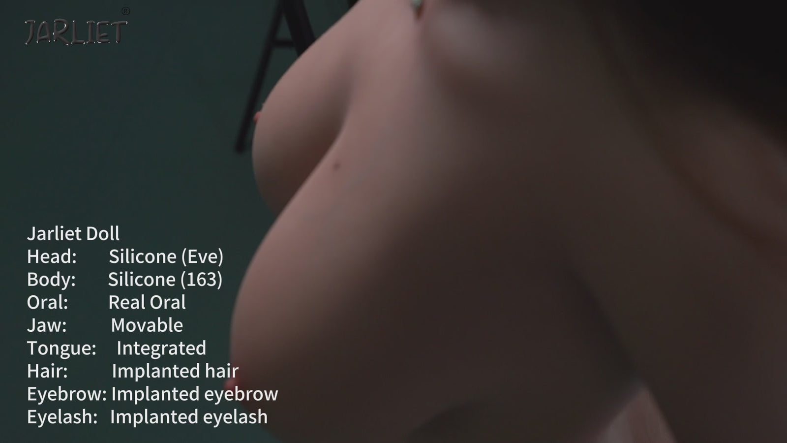 Víspera muñeca sexual (Jarliet 163 cm D-Cup de silicona)