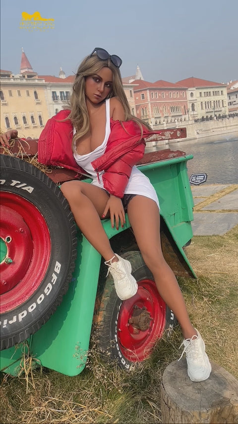 Flora muñeca sexual (Irontech Doll 159cm Copa G S38 TPE+Silicona)