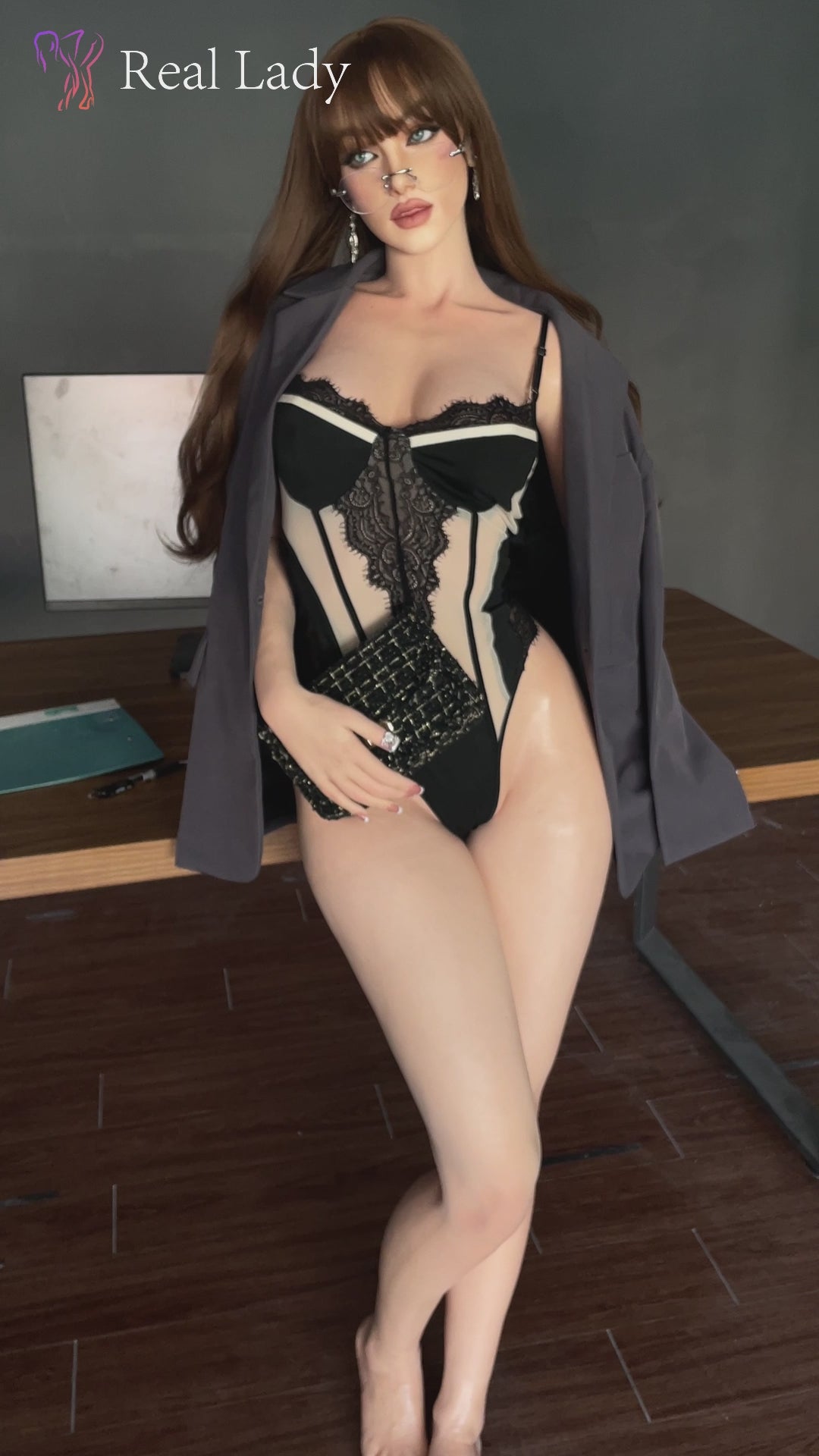 Leixi muñeca sexual (Real Lady 170 cm c-cub s42 silicona)